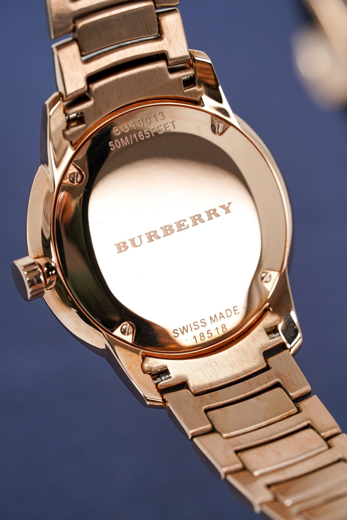  Shop Authentic Burberry The Classic Rose Gold Dial Rose Gold Steel Strap Watch for Men - BU10013 - Luxxuri