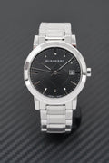  Shop Authentic Burberry The City Black Dial Silver Stainless Steel Strap Watch for Women - BU9001 - Luxxuri