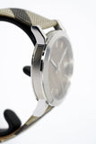  Shop Authentic Burberry The City Nova Beige Dial Grey Leather Strap Watch for Women - BU9023 - Luxxuri