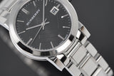  Shop Authentic Burberry The City Black Dial Silver Steel Strap Watch for Women - BU9101 - Luxxuri