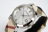  Shop Authentic Burberry The City White Dial Brown Leather Strap Watch for Women - BU9113 - Luxxuri