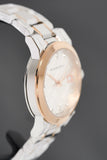  Shop Authentic Burberry The City Diamonds White Dial Two Tone Steel Strap Watch for Women - BU9127 - Luxxuri