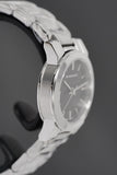  Shop Authentic Burberry The City Black Dial Silver Steel Strap Watch for Women - BU9201 - Luxxuri
