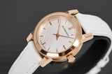  Shop Authentic Burberry The City White Dial White Leather Strap Watch for Women - BU9012 - Luxxuri