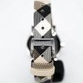  Shop Authentic Burberry The City Nova Silver Dial Brown Leather Strap Watch for Women - BU9212 - Luxxuri