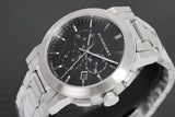  Shop Authentic Burberry The City Black Dial Silver Steel Strap Watch for Men - BU9351 - Luxxuri