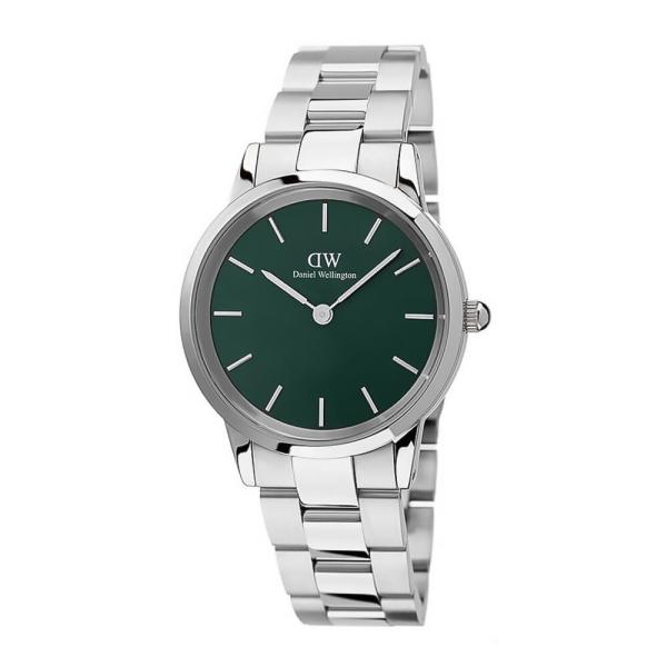  Shop Authentic Daniel Wellington Iconic Link Emerald Green Dial Silver Steel Strap Watch For Men - DW00100427 - Luxxuri