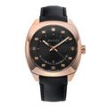  Shop Authentic Gucci GG2570 Quartz Black Dial Black Leather Strap Watch For Men - YA142309 - Luxxuri
