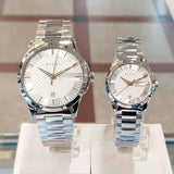  Shop Authentic Gucci G Timeless Silver Dial Silver Steel Strap Watch For Women - YA126523 - Luxxuri