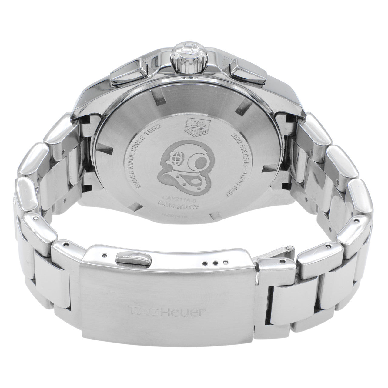  Shop Authentic Tag Heuer Aquaracer Calibre 16 Day-Date Black Dial Silver Steel Strap Watch for Men - CAY211A.BA0927 - Luxxuri