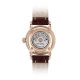  Shop Authentic Mido Baroncelli III Automatic White Dial Brown Leather Strap Watch For Women - M7600.3.26.8 - Luxxuri
