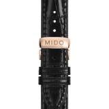  Shop Authentic Mido Baroncelli III Automatic Grey Dial Black Leather Strap Watch For Men - M8600.3.13.4 - Luxxuri