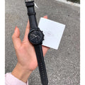  Shop Authentic Fossil Neutra Chronograph Black Dial Black Leather Strap Watch for Men - FS5503 - Luxxuri