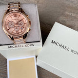  Shop Authentic Michael Kors Whitney Chronograph Rose Gold Dial Rose Gold Steel Strap Watch For Women - MK6730 - Luxxuri