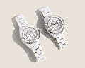  Shop Authentic Chanel J12 Quartz White Dial White Steel Strap Watch for Women - J12 H5698 - Luxxuri