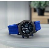  Shop Authentic Burberry Sports Chronograph Black Dial Blue Rubber Strap Watch for Men - BU7714 - Luxxuri