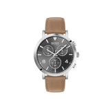  Shop Authentic Hugo Boss Spirit Grey Dial Brown Leather Strap Watch for Men - 1513691 - Luxxuri