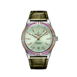  Shop Authentic Breitling Chronomat Automatic 36 South Sea Green Dial Green Leather Strap Watch for Women - A10380611L1P1 - Luxxuri