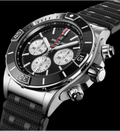  Shop Authentic Breitling Super Chronomat B01 44 Black Dial Black Rubber Strap Watch for Men - AB0136251B1S1 - Luxxuri