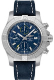  Shop Authentic Breitling Avenger Chronograph 43 Blue Dial Blue Nylon Strap Watch for Men - A13385101C1X1 - Luxxuri