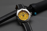  Shop Authentic Breitling Avenger Automatic 45 Seawolf Yellow Dial Black Nylon Strap Watch for Men - A17319101I1X1 - Luxxuri