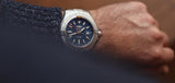 Shop Authentic Breitling Avenger Automatic GMT 45 Blue Dial Silver Steel Strap Watch for Men - A32395101C1A1 - Luxxuri