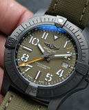  Shop Authentic Breitling Avenger Automatic GMT 45 Night Mission Green Dial Green Nylon Strap Watch for Men - V323952A1L1X1 - Luxxuri