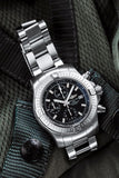  Shop Authentic Breitling Avenger Chronograph 43 Black Dial Silver Steel Strap Watch for Men - A13385101B1A1 - Luxxuri