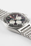  Shop Authentic Breitling Chronomat B01 42mm Black Dial Silver Steel Strap Watch for Men - AB0134101B1A1 - Luxxuri