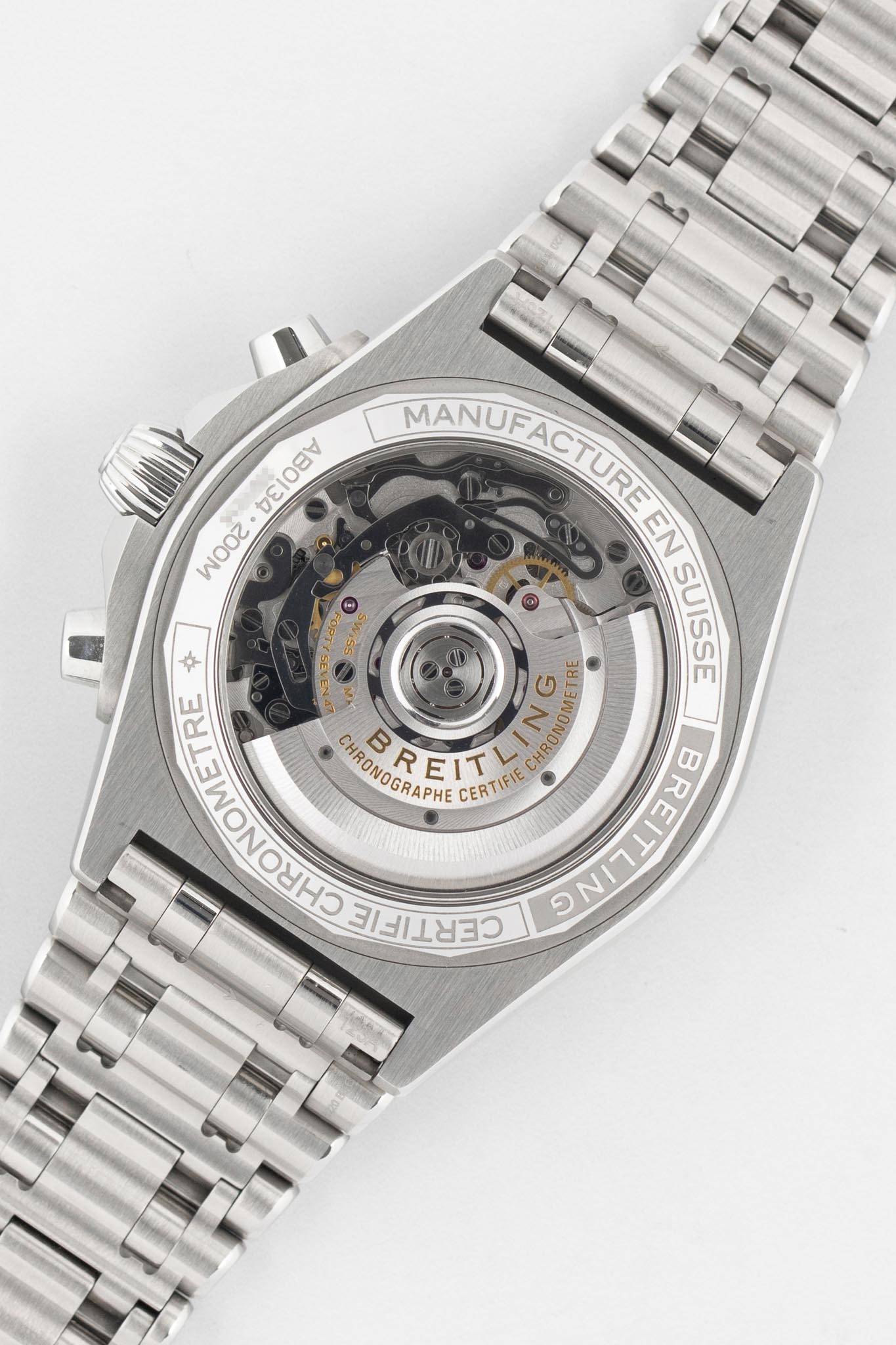  Shop Authentic Breitling Chronomat B01 42mm Black Dial Silver Steel Strap Watch for Men - AB0134101B1A1 - Luxxuri