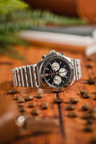  Shop Authentic Breitling Chronomat B01 42mm Black Dial Silver Steel Strap Watch for Men - AB0134101B1A1 - Luxxuri