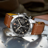  Shop Authentic Breitling Avi Chronograph 42 P-51 Mustang Black Dial Brown Leather Strap Watch for Men - A233803A1B1X1 - Luxxuri