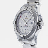  Shop Authentic Breitling Colt Automatic Silver Dial Black Leather Mens Watch - A1738811/G791/173A - Luxxuri