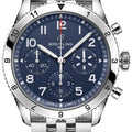  Shop Authentic Breitling Avi Chronograph 42 Tribute to Vought F4U Corsair Blue Dial Silver Steel Strap Watch for Men - A233801A1C1A1 - Luxxuri