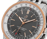  Shop Authentic Breitling Navitimer Automatic 41mm Grey Dial Silver Steel Strap Mens Watch - U17326211M1A1 - Luxxuri