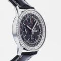  Shop Authentic Breitling Navitimer 1 Chronograph 41mm Automatic Black Dial Black Leather Strap Mens Watch - A13324121B1P1 - Luxxuri