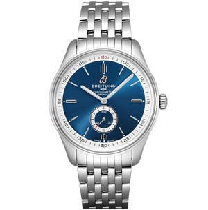  Shop Authentic Breitling Premier Automatic 40mm Blue Dial Silver Steel Strap Watch for Men - A37340351C1A1 - Luxxuri