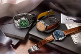  Shop Authentic Breitling Premier B01 Chronograph 42 Beige Dial Brown Leather Strap Watch for Men - AB0145331K1P1 - Luxxuri