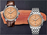  Shop Authentic Breitling Premier B01 Chronograph 42 Beige Dial Brown Leather Strap Watch for Men - AB0145331K1P1 - Luxxuri