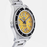 Shop Authentic Breitling Superocean II Automatic 44mm Yellow Dial Silver Steel Strap Watch for Men - A17367021I1A1 - Luxxuri