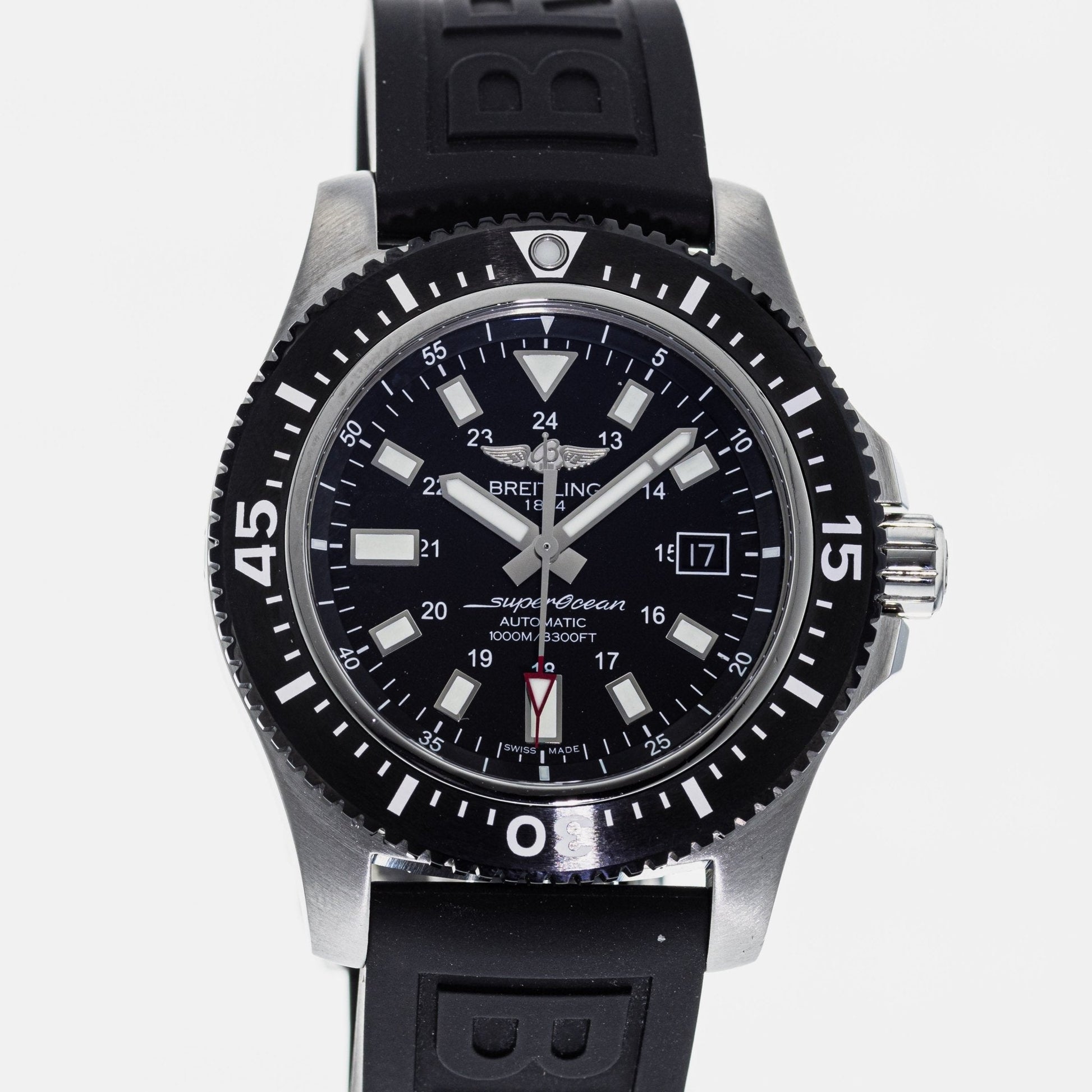  Shop Authentic Breitling Superocean Special 44mm Ceramic Bezel Mens Watch - Y1739310/BF45 - Luxxuri