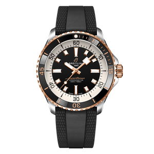  Shop Authentic Breitling Superocean Automatic 42 Black Dial Black Rubber Strap Watch for Men - U17375211B1S1 - Luxxuri