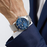  Shop Authentic Breitling Superocean Heritage B20 Automatic 44 Blue Dial Silver Mesh Bracelet Watch for Men - AB2030161C1A1 - Luxxuri