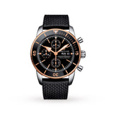  Shop Authentic Breitling Superocean Heritage Chronograph 44 Black Dial Black Mesh Bracelet Watch for Men - U13313121B1S1 - Luxxuri