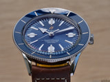  Shop Authentic Breitling Superocean Heritage '57 Blue Dial Brown Leather Strap Watch for Men - A10370161C1X1 - Luxxuri