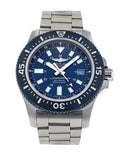  Shop Authentic Breitling Superocean 44mm Special Blue Dial Silver Steel Strap Watch for Men - Y17393161C1A1 - Luxxuri