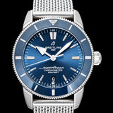  Shop Authentic Breitling Superocean Heritage B20 Automatic 44 Blue Dial Silver Mesh Bracelet Watch for Men - AB2030161C1A1 - Luxxuri