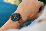  Shop Authentic Breitling Superocean Heritage '57 Special Edition II Blue Dial Silver Mesh Bracelet Watch for Men - A103702A1C1A1 - Luxxuri