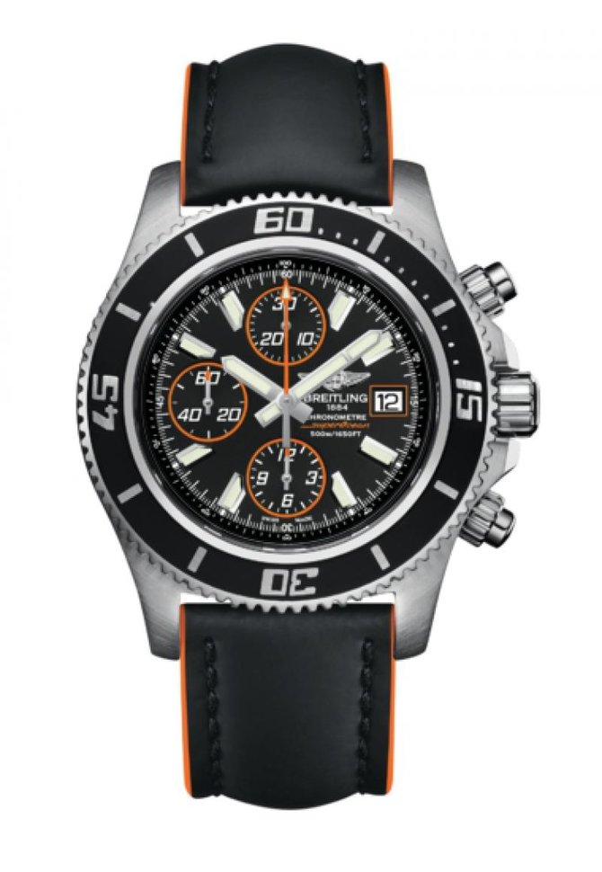  Shop Authentic Breitling Superocean Chronograph II Black Dial 44mm Automatic Mens Watch - A1334102/BA85 - Luxxuri