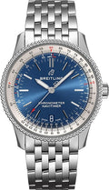  Shop Authentic Breitling Navitimer Automatic 38mm Stainless Steel Blue Dial Mens Watch - A17325211C1A1 - Luxxuri